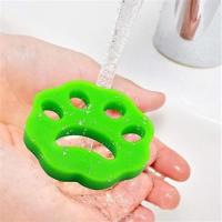 Petİnka® 2 Adet Evcil Hayvanlar ve Çamaşır Makinesi İçin Pati Şekilli Renkli Tüy Temizleme Aparatı
