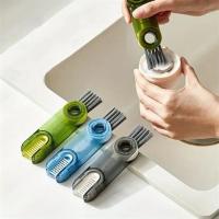 Petİnka®  3 Fonksiyonlu Pratik Şişe Temizleme Fırçası Mutfak Banyo Araç İçin Çok Amaçlı Fırça