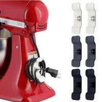 Petİnka® 6'lı Pratik Kablo Toparlayıcı Yapışkanlı Klips Mutfak Air Fryer Kettle Kahve Tost Makinası