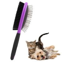 Petİnka® Çok Amaçlı Çift Taraflı Kolay Evcil Hayvan Kedi Köpek Temizleme Pet Fırçası