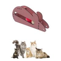 Petİnka®  Fare Kedi Oyunu Ahşap 2 Toplu Kedi Oyuncağı Tahta Kedi Oyunu Tahta Fare Ve Toplu Oyuncak