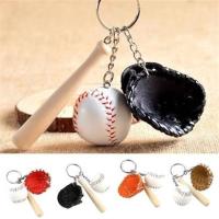 Petİnka® Gerçekçi Beyzbol Tasarımlı Şık Anahtarlık Kolye Çanta Süsü Baseball Keychain