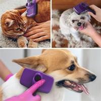 Petİnka®  Otomatik Temizlenebilen Tuşlu Pratik Kedi Köpek Tüy Toplama Fırçası