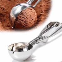 Petİnka® Paslanmaz Çelik Çek Bırak Yapışmaz Dondurma Top Kaşığı Kepçesi