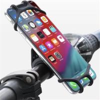 Petİnka® Universal Bisiklet Motosiklet Çocuk Arabası Silikon 360 Derece Telefon Tutucu Tüm Modellerle