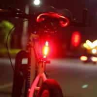 Petİnka® Usb Şarj Edilebilir Parlak Bisiklet Led Lamba Su Geçirmez Güvenlik Uyarı Arka Lamba Işığı